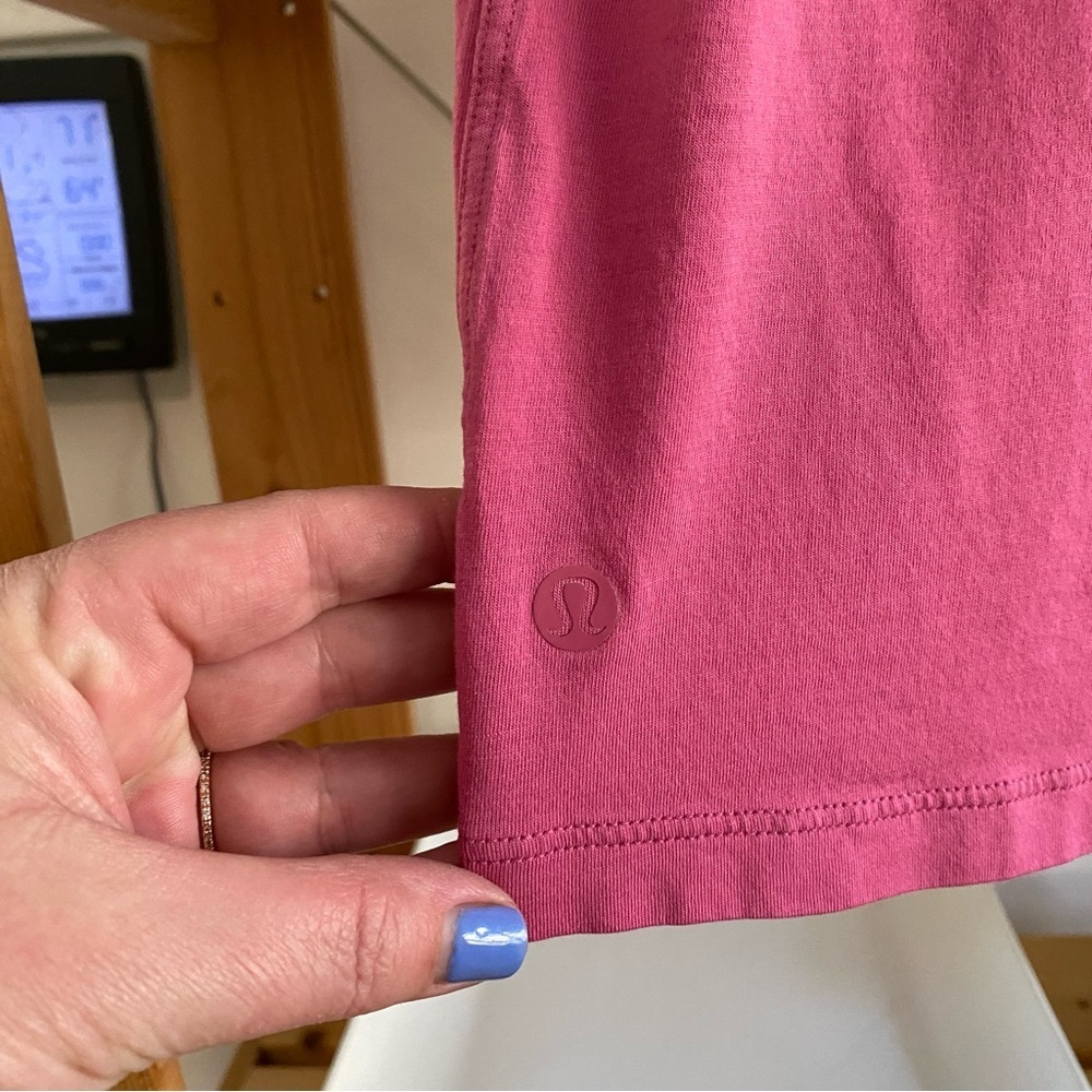 Lululemon Berry Pink All Yours Pima Cotton Tank Top Small - Picture 13 of 15